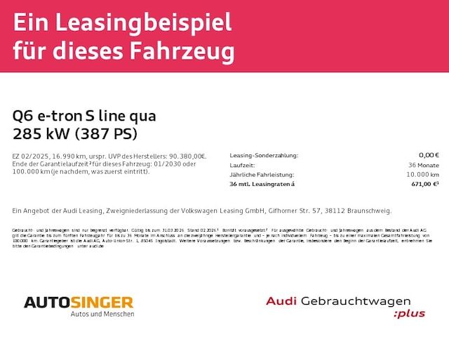 Audi Q6 SUV E-tron E-tron Quattro - 2025 - Joinsteer - #2