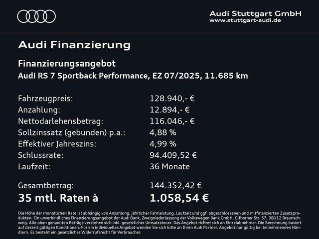 Audi RS7 Performance Quattro Tiptronic - 2025 - Joinsteer - #2