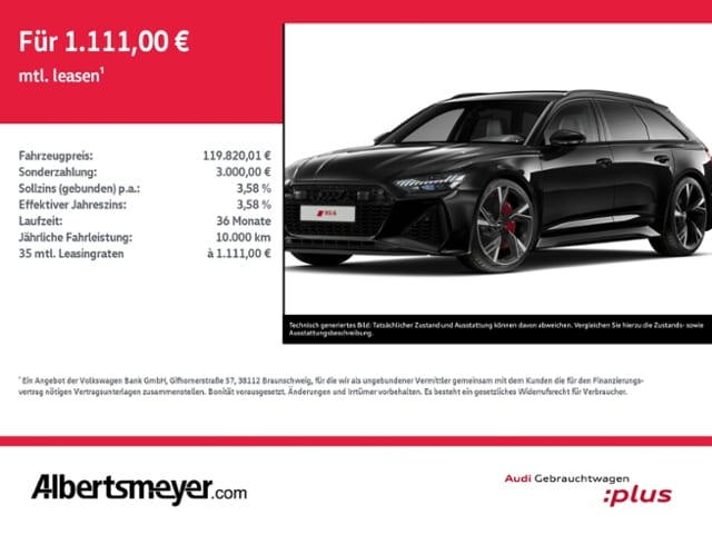 Audi RS6 avant TFSI Quattro Tiptronic - 2025 - Joinsteer - #1