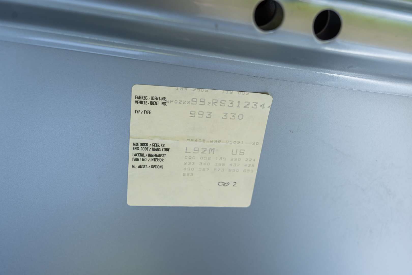 Porsche 993 Carrera 2 - 1994 - Joinsteer - #13