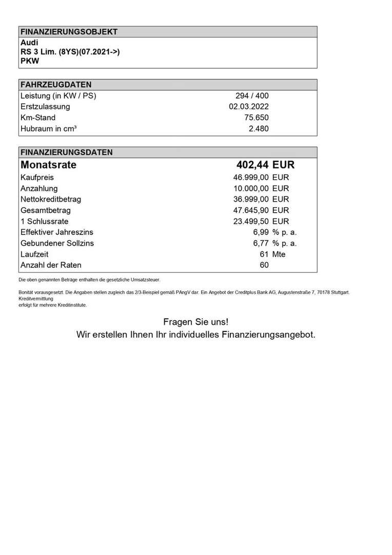 Audi RS3 2.5 TFSI - 2022 - Joinsteer - #10