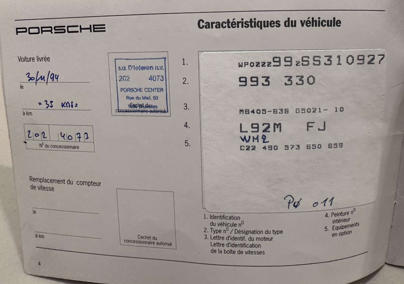 Porsche 993 Carrera - 1994 - Joinsteer - #49