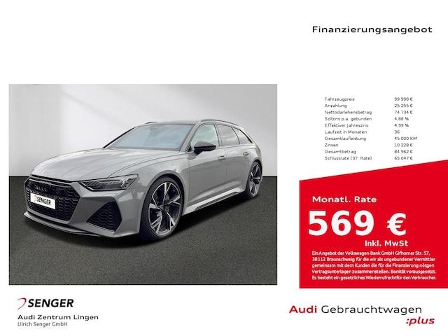 Audi RS6 avant TFSI Quattro Tiptronic - 2022 - Joinsteer