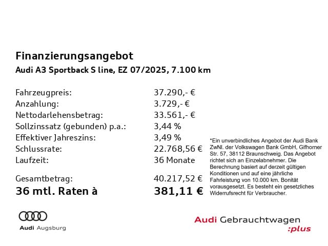 Audi A3 Sportback S Line 30 TFSI S Tronic - 2025 - Joinsteer - #4
