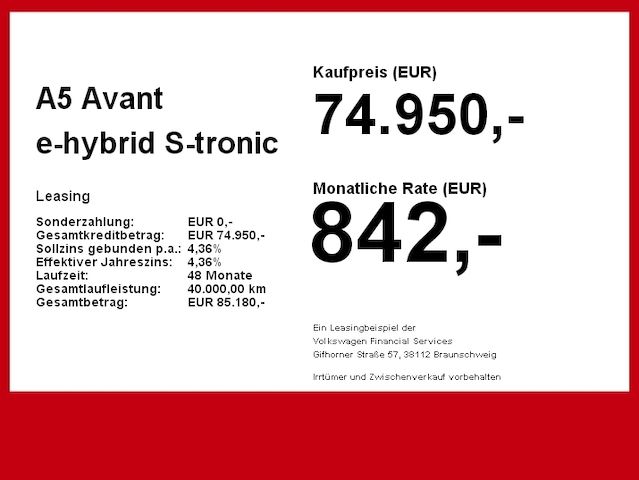 Audi A5 Avant E-hybrid E-hybrid Quattro S Tronic - 2026 - Joinsteer - #4