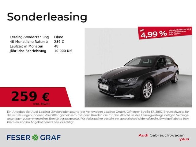 Audi A3 Sportback Advanced 30 TFSI Schaltgetriebe - 2024 - Joinsteer - #1