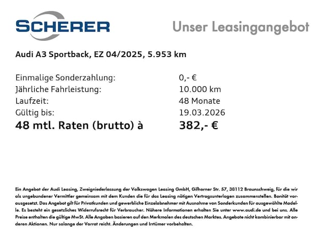 Audi A3 Sportback TFSI E 40 TFSI E S Tronic - 2025 - Joinsteer - #2