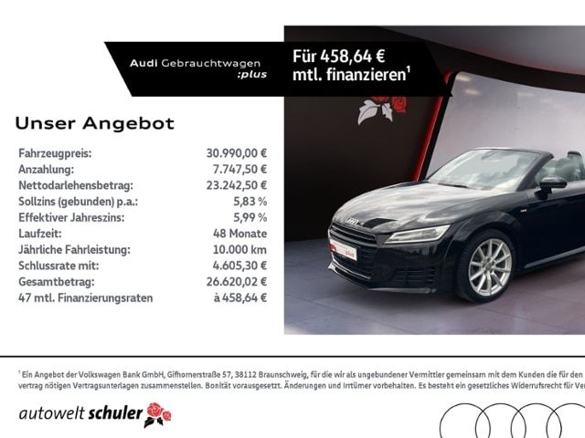 Audi TT Roadster 2.0 TFSI Quattro S Tronic - 2016 - Joinsteer - #1