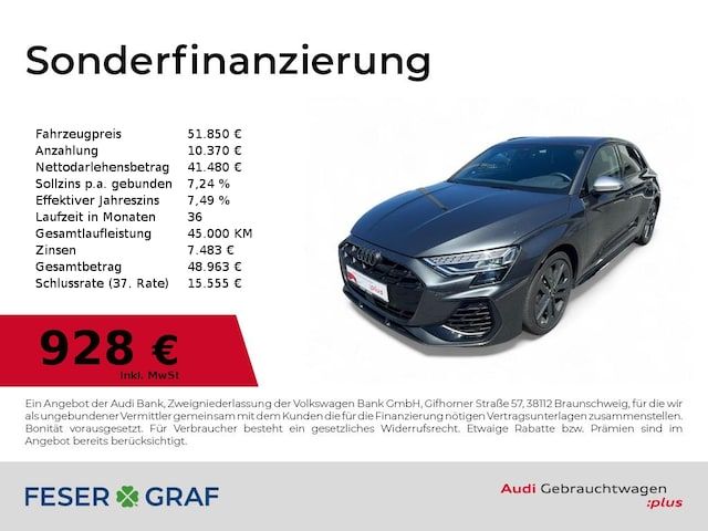 Audi S3 Sportback TFSI Quattro S Tronic - 2024 - Joinsteer - #1