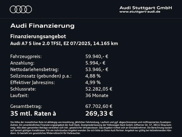 Audi A7 Sportback TFSI E 50 TFSI E Quattro S Tronic - 2025 - Joinsteer - #2