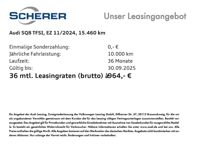 Audi SQ8 SUV SQ8 SUV TFSI 373507 KW(PS) Tiptronic - 2024 - Joinsteer - #2