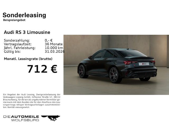 Audi RS3 Berline TFSI Quattro S Tronic - 2025 - Joinsteer - #2