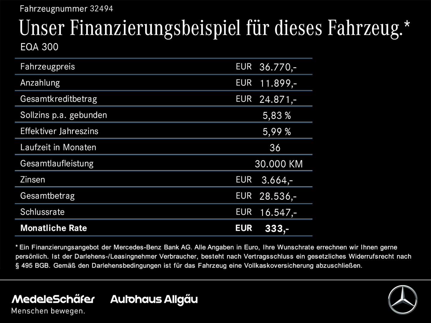 Mercedes EQA 300 Progressive - 2024 - Joinsteer - #7