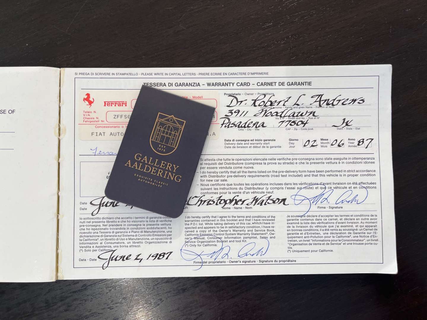 Ferrari Testarossa - 1987 - Joinsteer - #47