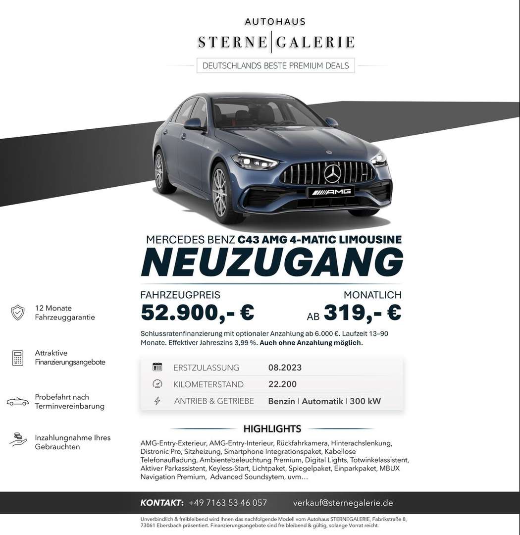 Mercedes Classe C 43 AMG 43 - 2023 - Joinsteer - #18