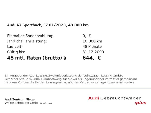 Audi A7 Sportback 45 TFSI Quattro S Tronic - 2023 - Joinsteer - #3