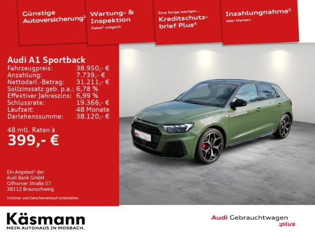 Audi A1 Sportback S Line 40 TFSI 152207 KW(PS) S Tronic - 2023 - Joinsteer