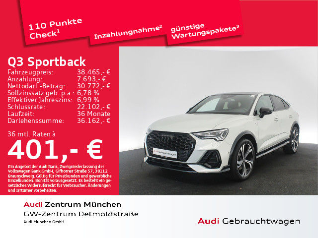 Audi Q3 Sportback S Line 45 TFSI Quattro - 2020 - Joinsteer