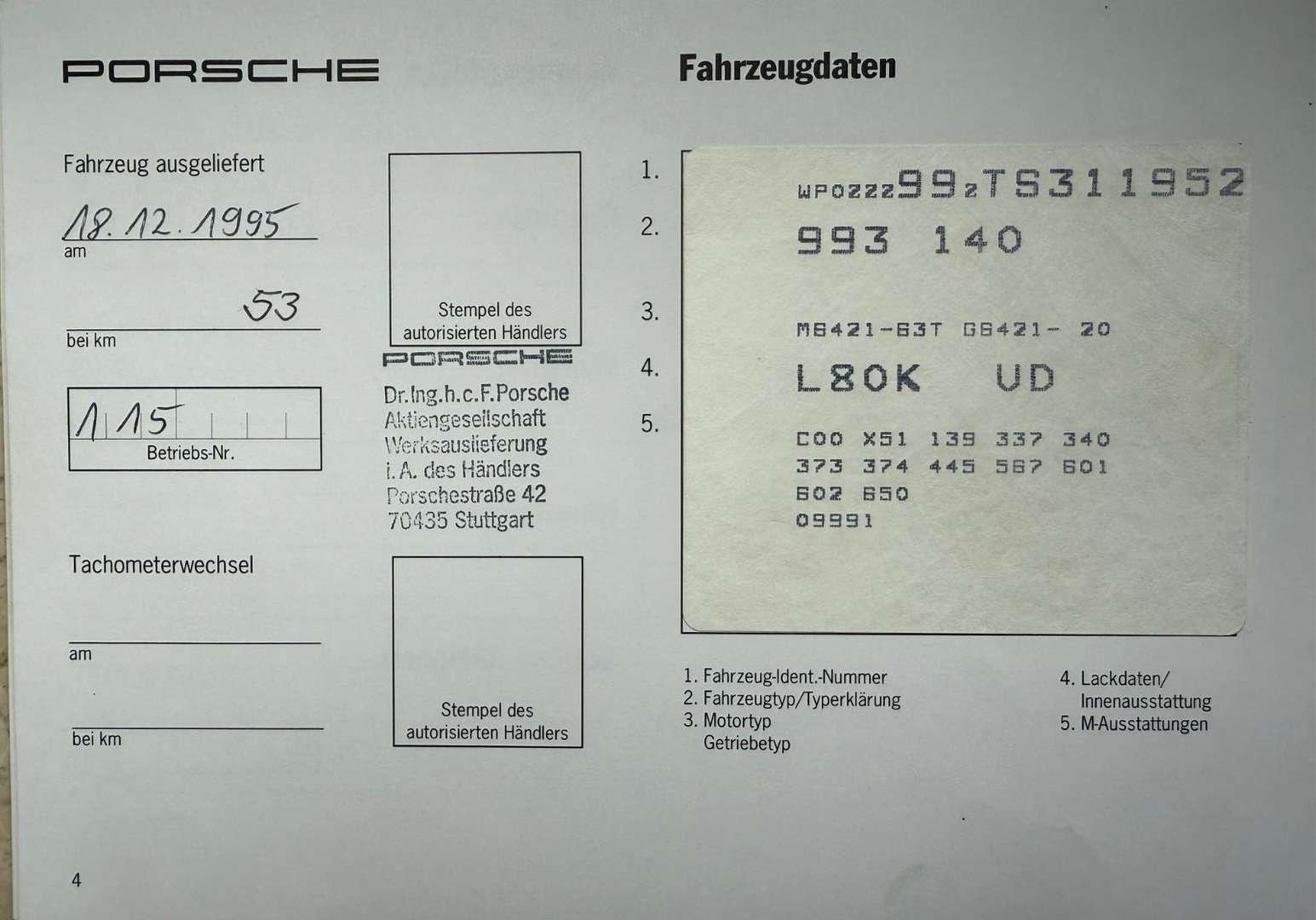 Porsche 993 Carrera 4S - 1996 - Joinsteer - #15