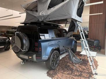 Land Rover Defender 110 P635 OCTA Sargasso Blue Satin PPF Blue — photo 3