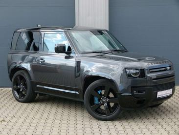 Land Rover Defender 90 V8 AHK Panorama ACC LED Gris — photo 3