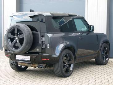 Land Rover Defender 90 V8 AHK Panorama ACC LED Gris — photo 6