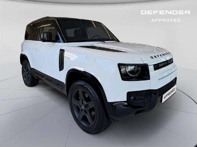 Land Rover Defender 90 3.0 D200 X-Dynamic SE Tpano GPS Camera Attelage Meridian Blanc