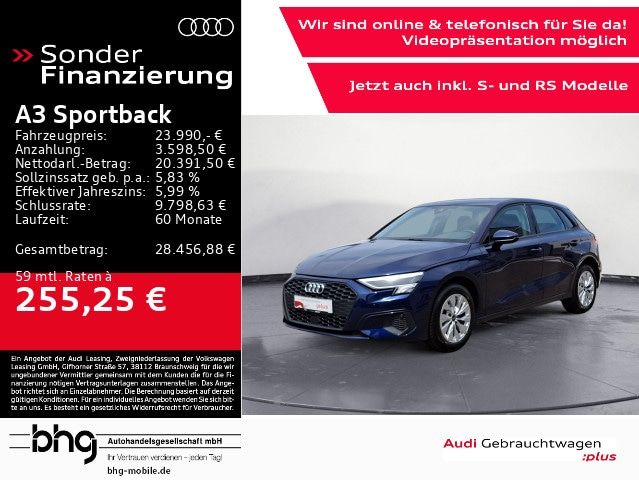 Audi A3 Sportback TFSI E 40 TFSI E S Tronic - 2022 - Joinsteer