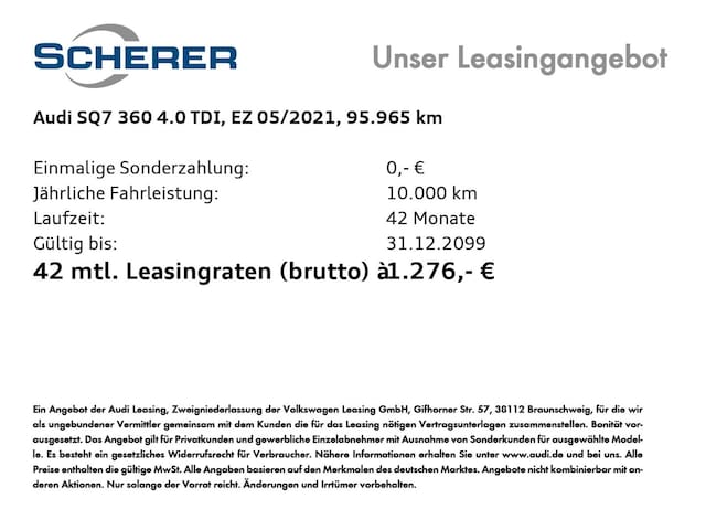 Audi SQ7 SUV TDI Quattro Tiptronic - 2021 - Joinsteer - #2