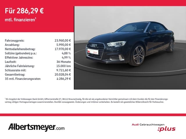 Audi A3 Cabriolet Sport 40 TFSI Quattro S Tronic - 2020 - Joinsteer - #1