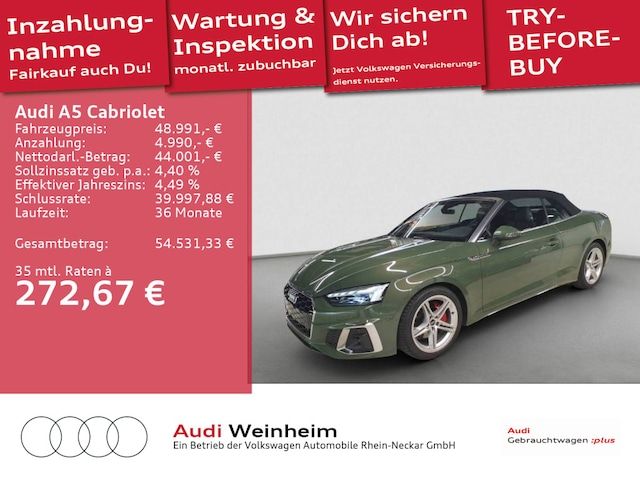Audi A5 Cabriolet S Line 40 TDI S Tronic - 2024 - Joinsteer - #1