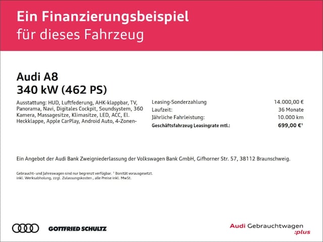 Audi A8 TFSI E 60 TFSI E Quattro Tiptronic - 2022 - Joinsteer - #2