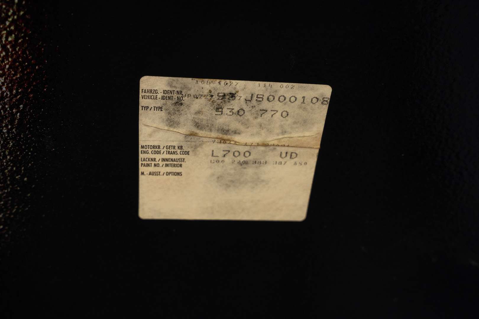 Porsche 930 Turbo - 1987 - Joinsteer - #15