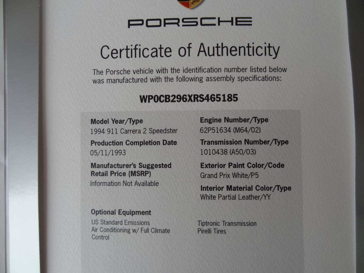 Porsche 964 Speedster - 1994 - Joinsteer - #12