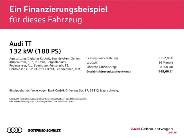 Audi TT Coupé 1.8 TFSI 6-Gang - 2017 - Joinsteer - #2