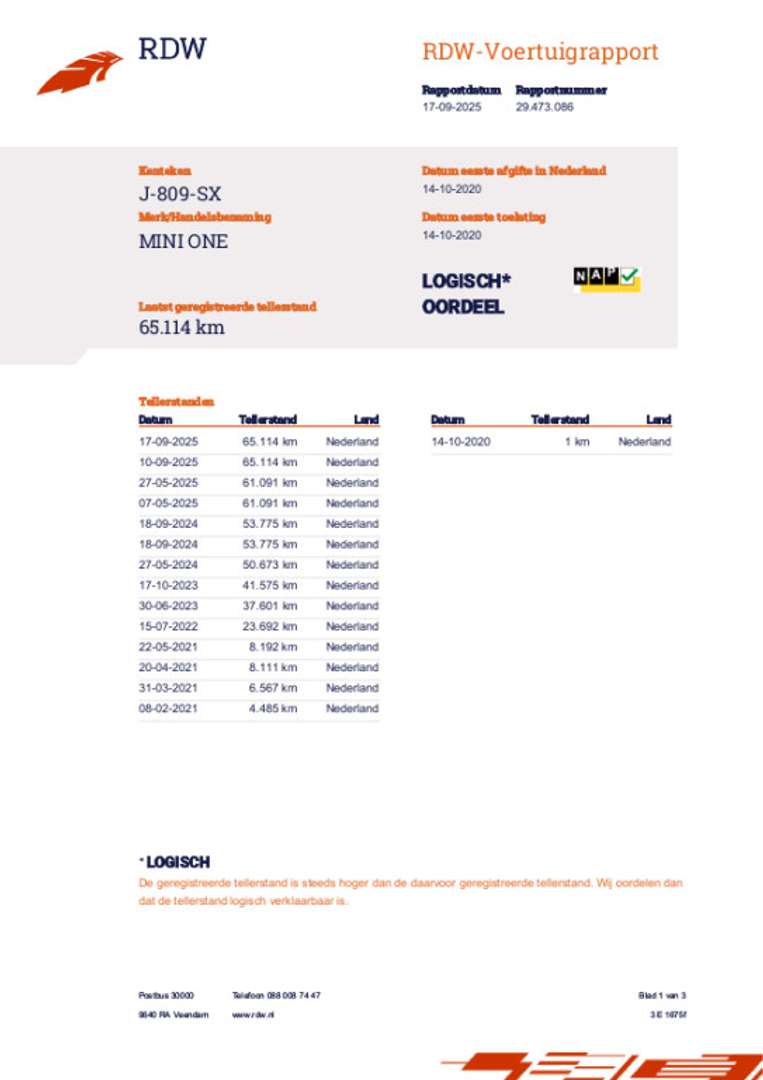 Mini One Chili One - 2020 - Joinsteer - #27