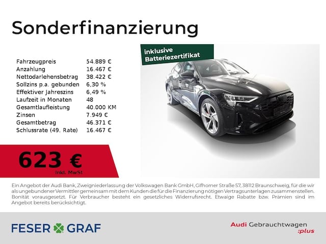 Audi Q8 Sportback E-tron S Line 50 E-tron Quattro - 2023 - Joinsteer - #1