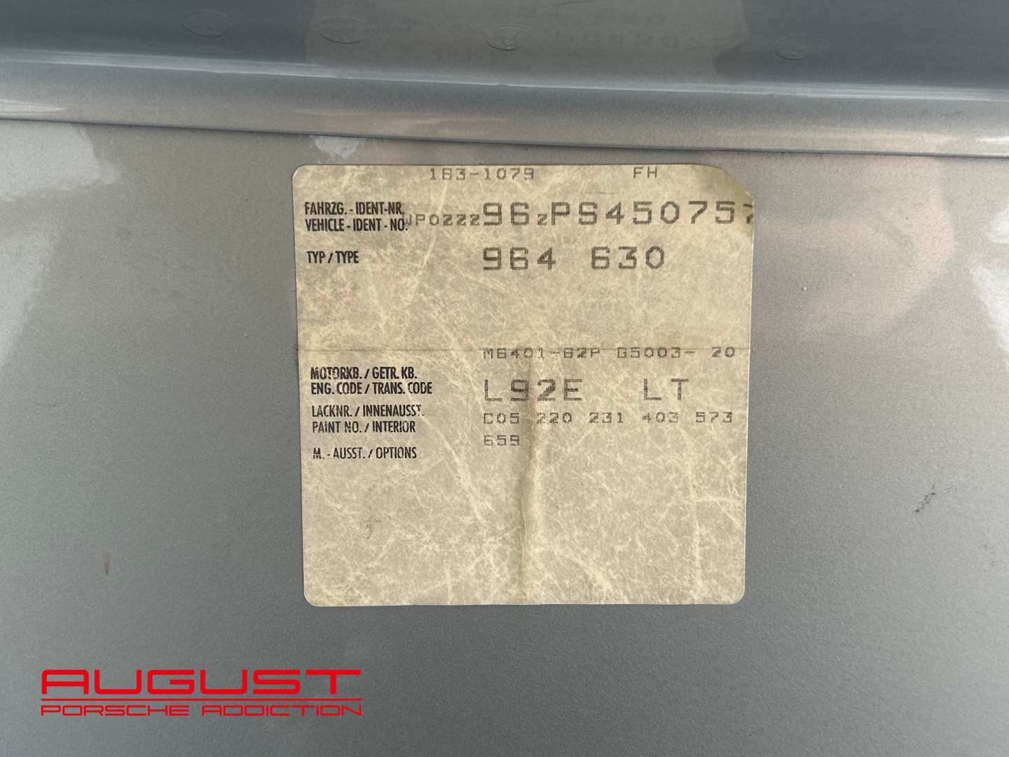 Porsche 964 Carrera 2 Cabriolet - 1993 - Joinsteer - #16