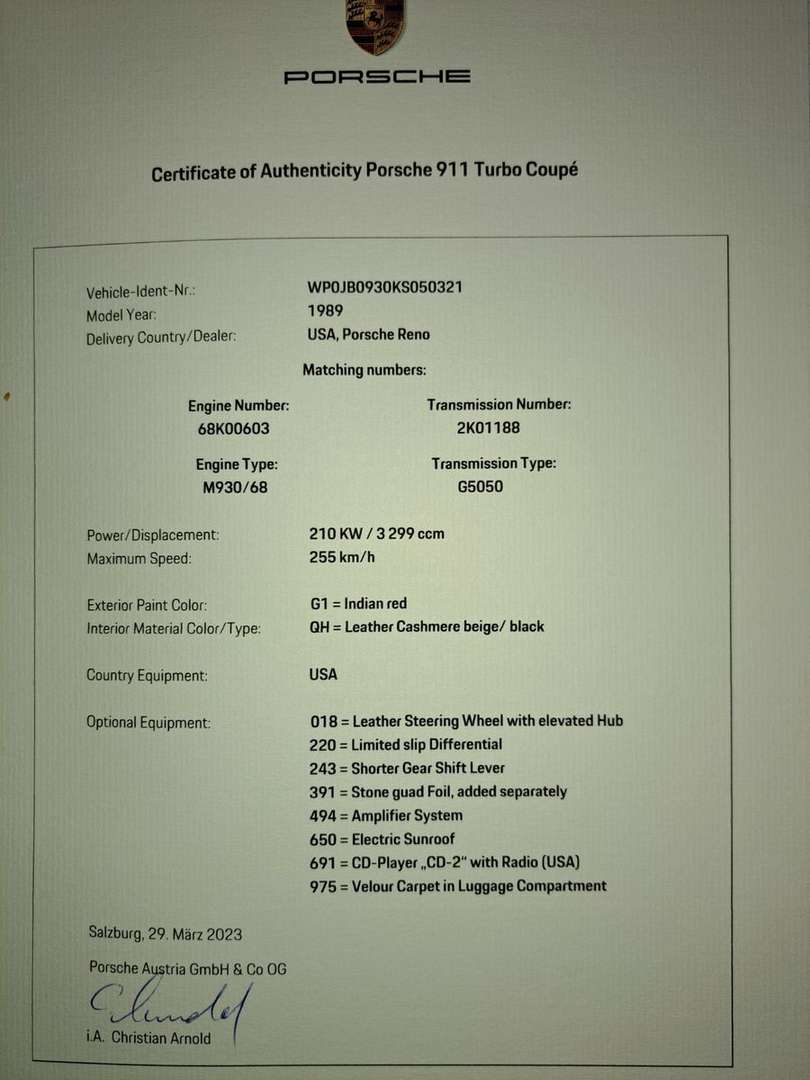 Porsche 930 Turbo - 1989 - Joinsteer - #26