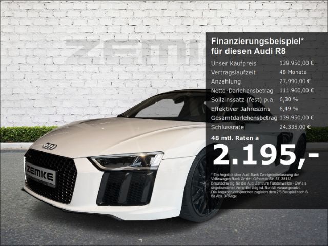 Audi R8 Spyder V10 Quattro 5.2 FSI Quattro S Tronic - 2018 - Joinsteer - #1