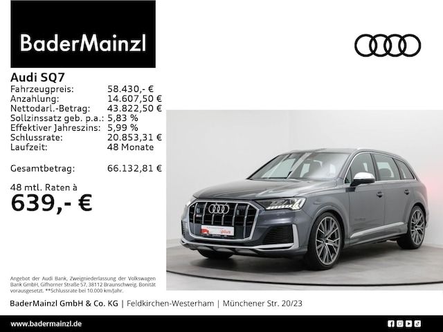 Audi SQ7 SUV TDI Quattro Tiptronic - 2020 - Joinsteer - #1