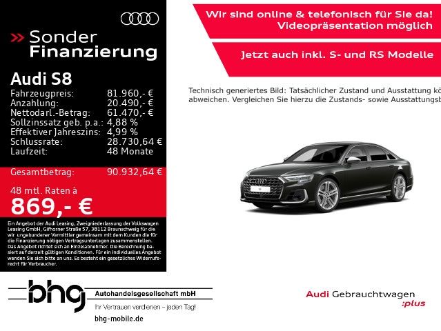 Audi S8 TFSI Quattro Tiptronic - 2022 - Joinsteer - #1