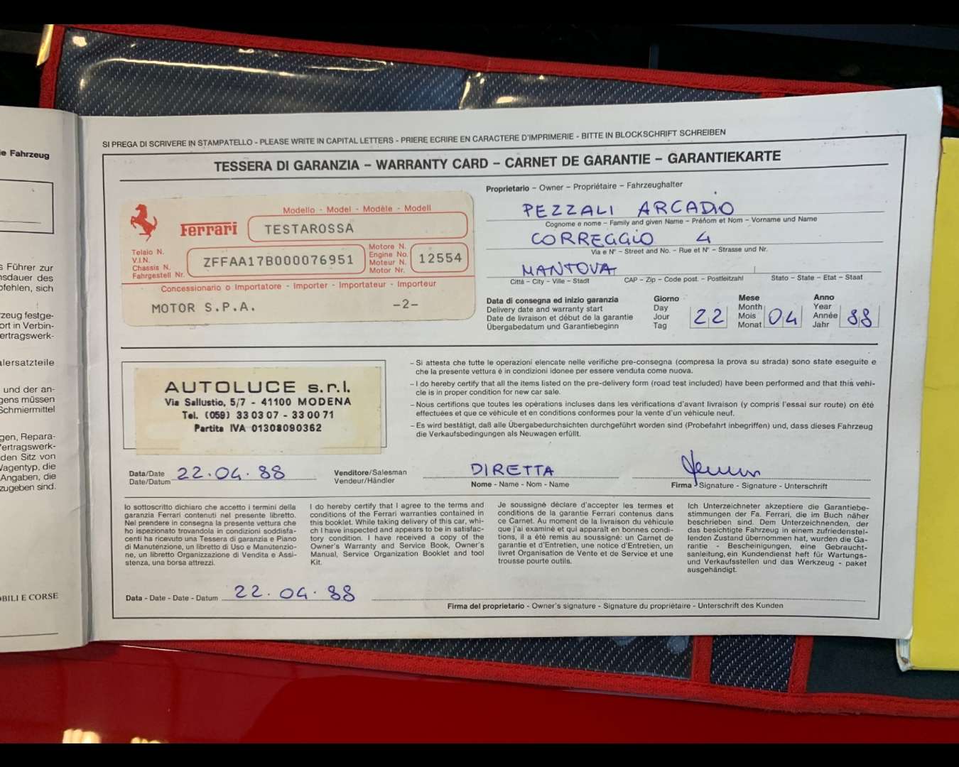 Ferrari Testarossa - 1988 - Joinsteer - #15