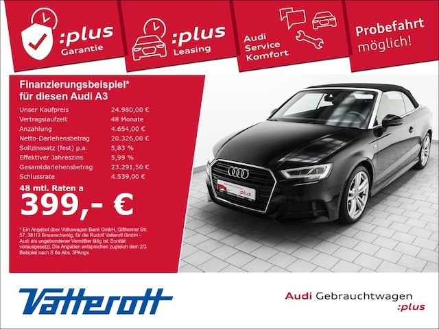 Audi A3 Cabriolet Sport 35 TFSI 110150 KW(PS) Schaltgetriebe - 2020 - Joinsteer - #1