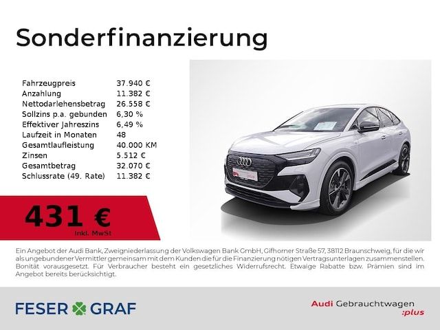 Audi Q4 Sportback E-tron 50 E-tron Quattro - 2022 - Joinsteer - #1