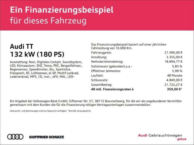 Audi TT Roadster 1.8 TFSI 6-Gang - 2018 - Joinsteer - #2