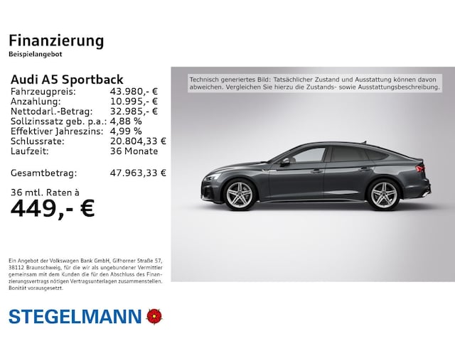 Audi A5 Sportback S Line Business 40 TDI Quattro S Tronic - 2022 - Joinsteer - #2