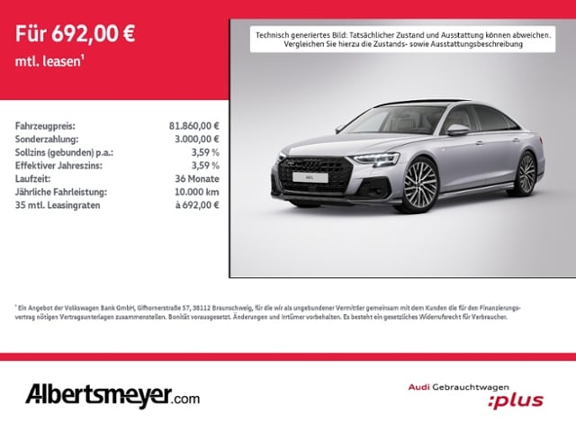 Audi A8 L 50 TDI Quattro Tiptronic - 2024 - Joinsteer - #1