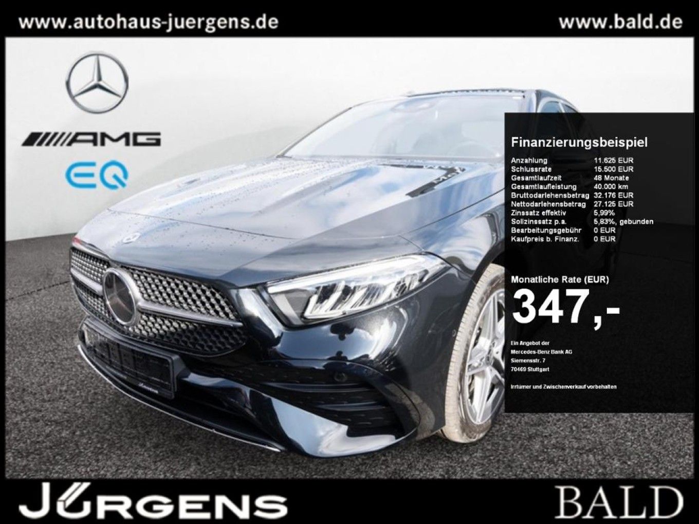 Mercedes Classe A 250 E Limousine Mit EQ Hybrid Technologie - 2023 - Joinsteer - #1
