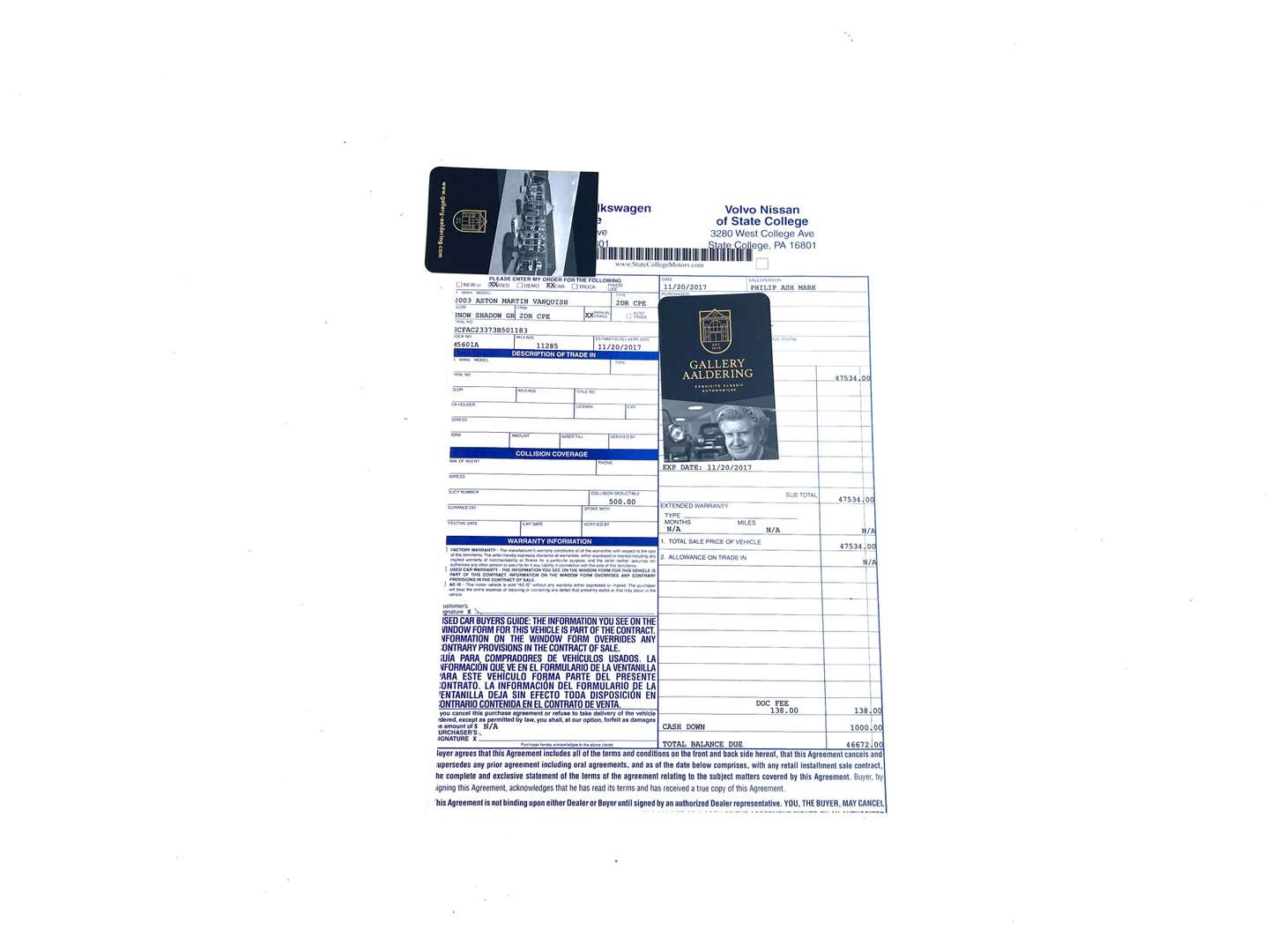 Aston Martin Vanquish 5.9 V12 - 2003 - Joinsteer - #6